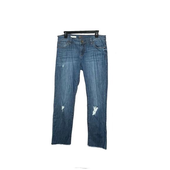 KUT from the Kloth Women's Blue Denim Boyfriend Jeans Size 8 - Picture 1 of 13